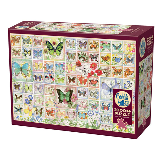 Butterflies and Blossoms 2000pc puzzle