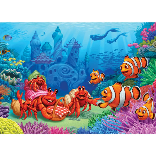 Clownfish Gathering 35pc puzzle tray