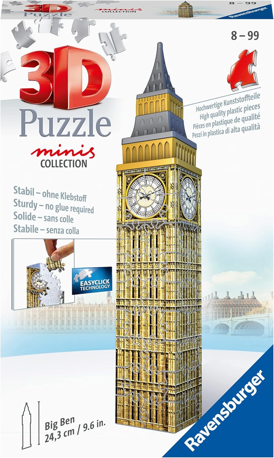 3D Mini Big Ben Puzzle