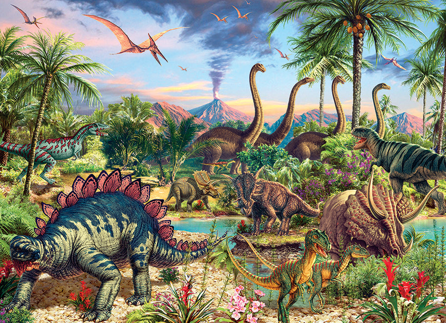 Prehistoric Party (Family) 350pc puzzle