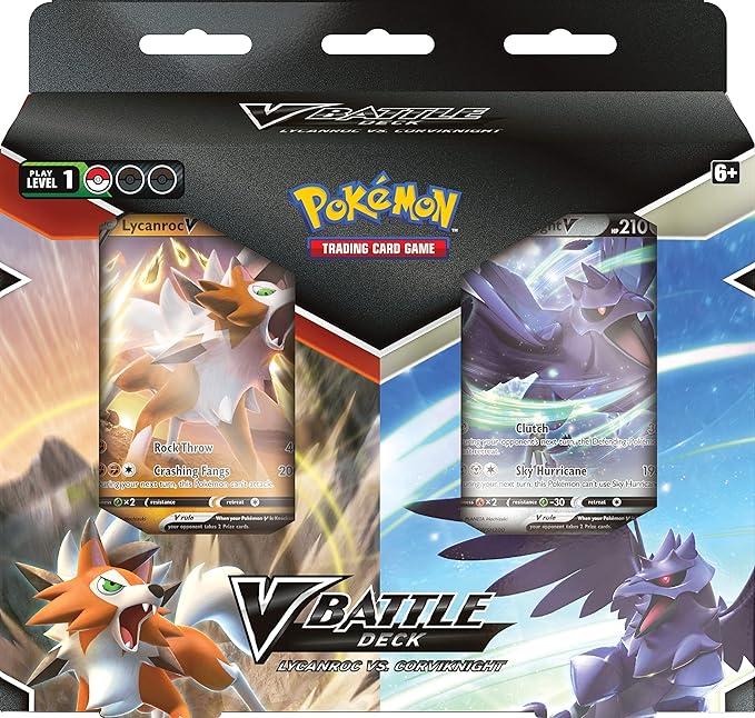 V Battle Decks -  Lycanroc vs. Corviknight Bundle