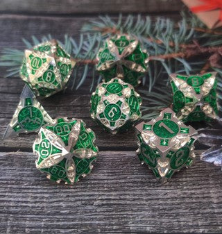 Quiver of Arrows Dice Set - Elvish Royal Arrow, Solid Metal