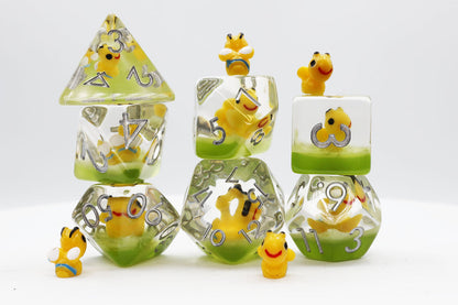 Happy Bees Dice Set - Resin Inclusion