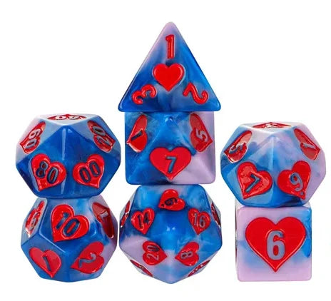 Love is in the Air Dice Set - Resin