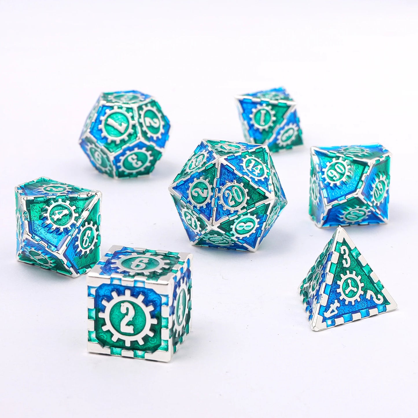 Metal Gear Dice Set -Mermaid's Slither, Solid Metal