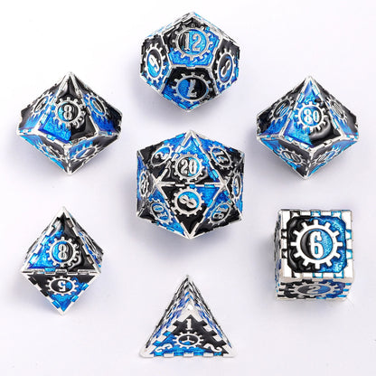 Metal Gear Dice Set - Umbral Porcullis, Solid Metal