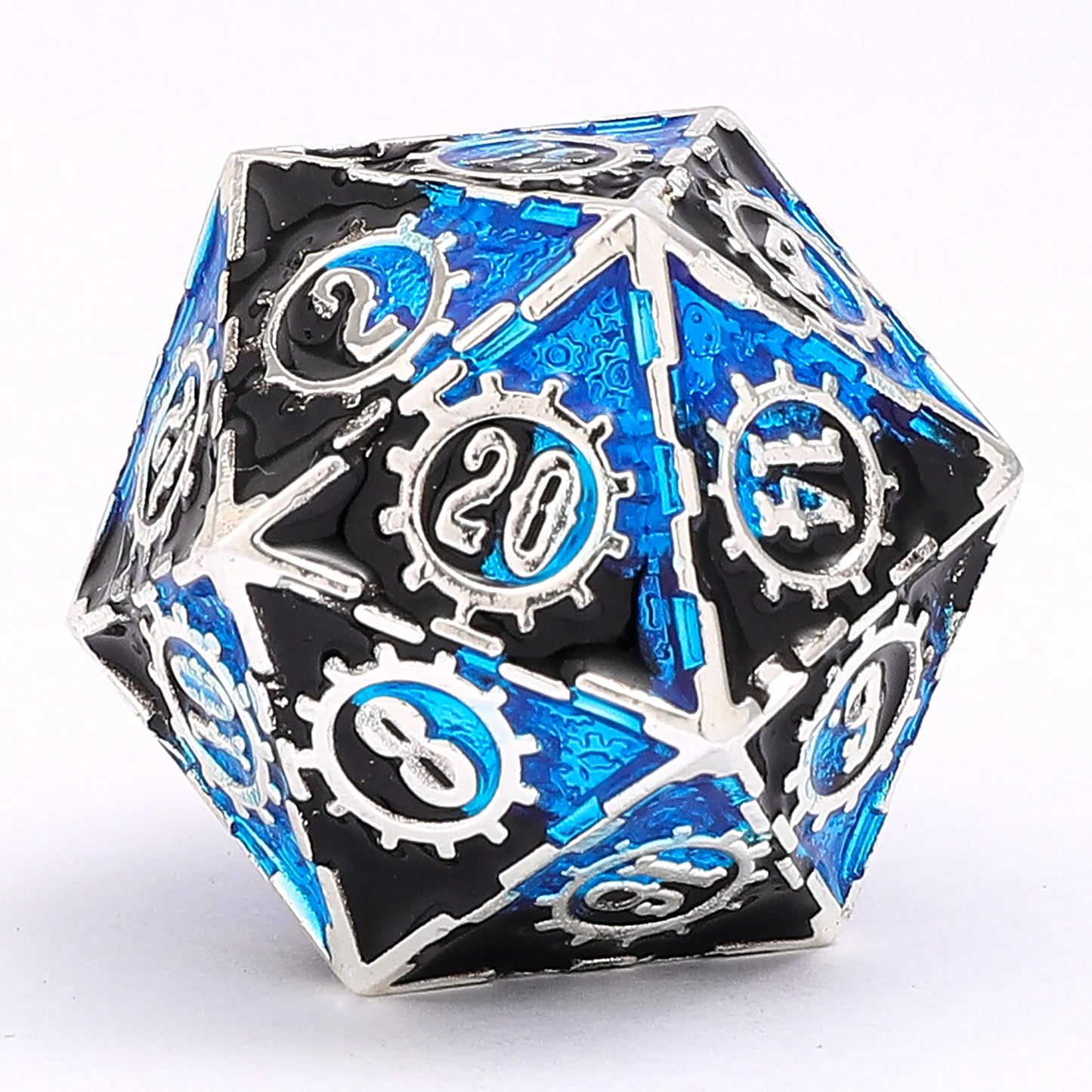 Metal Gear Dice Set - Umbral Porcullis, Solid Metal