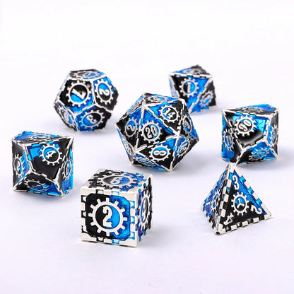 Metal Gear Dice Set - Umbral Porcullis, Solid Metal