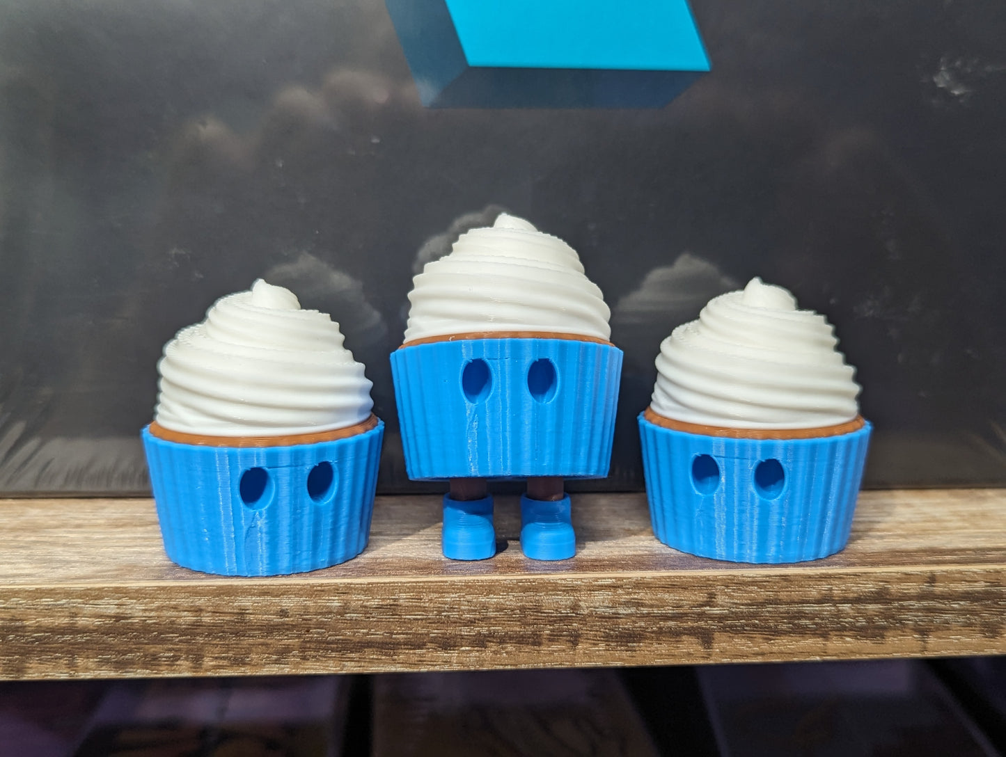 3D Mini Cupcake