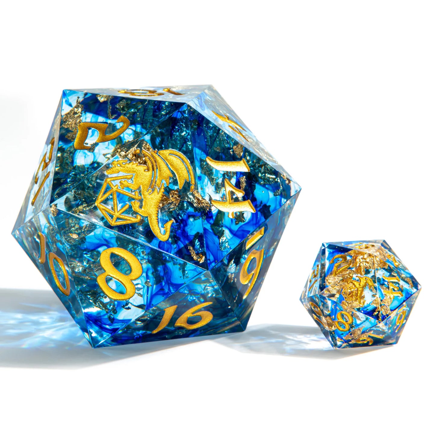 55mm Pirate's Treasure D20 - Sharp Edge Resin