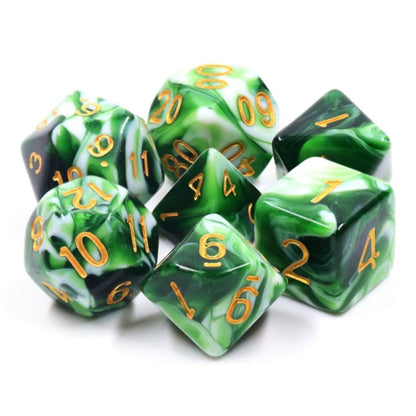 Jadeite RPG Dice Set - Resin