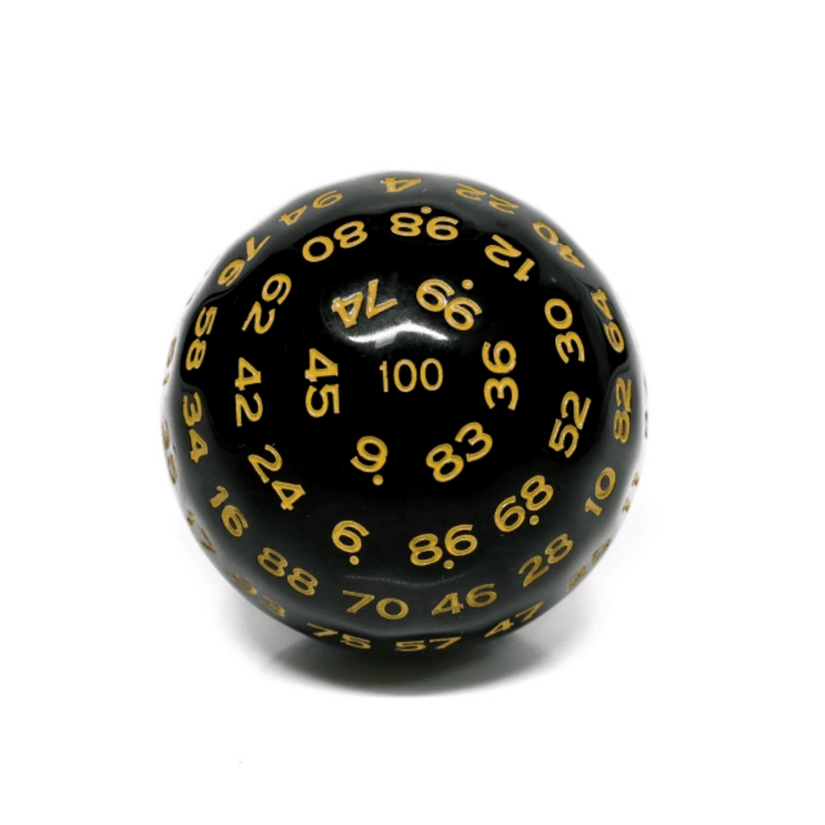 45mm D100 - Black Opaque w/ Yellow