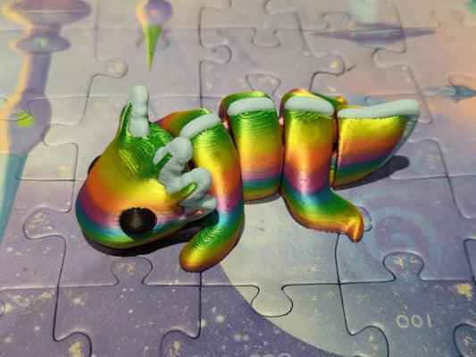 3D Mini Axolotl - Rainbow